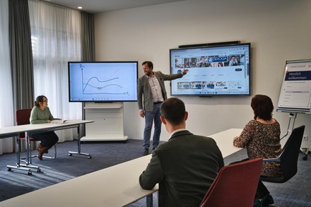 Ein Seminarraum in der Dehoga Akademie.