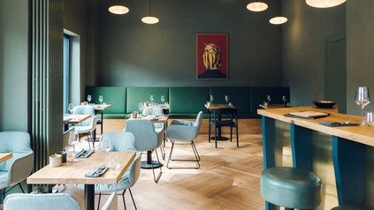 Der Gastraum des Frühstück 3000