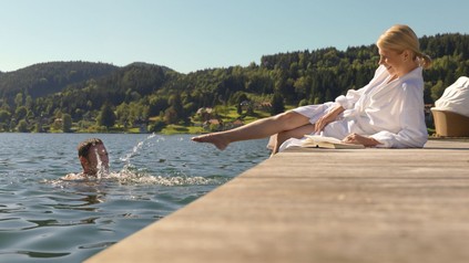 Badespaß am Millstätter See