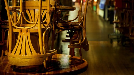 Ein leeres Restaurant