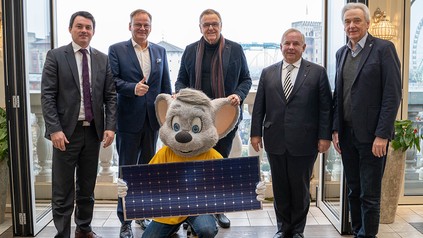 Matthias Gutbrod, Frank Scherer, Roland Mack, Dr. Jörg Mosolf und Jürgen Mack