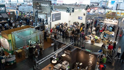 Eine Messehalle auf der HOGA