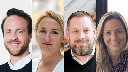Vier neue Gesichter bei Destination Solutions.