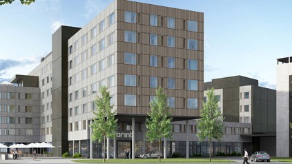 Das Dorint Hotel München Garching in der Außenansicht.