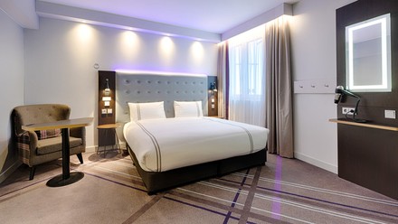 Zimmeransicht eines Hotelzimmers des Hotels remier Inn Berlin City Wilmersdorf.