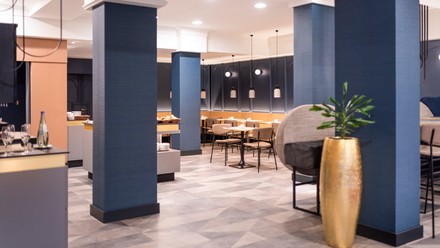 Frühstücksrestaurant im Hotel Mercure Mainz City Center