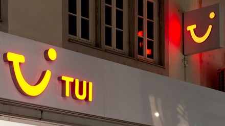 Das Firmenlogo von Tui