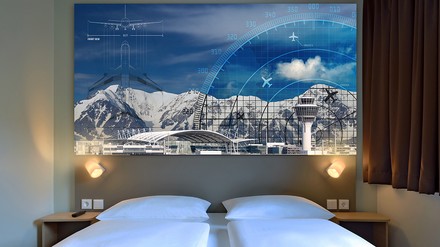 Zimmer im B&B Hotel München Airport