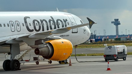 Ein Flugzeug von Condor