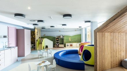 Das Babyparadies im Falkensteiner Hotel Montafon.