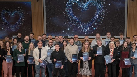 Jeder Human Star hat einen echten Stern geschenkt bekommen.