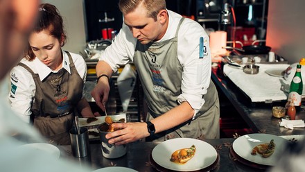 Marvin Böhm und Jana Böker in Action.
