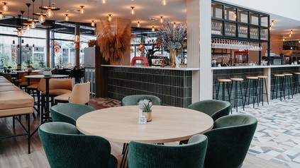 Das Restaurant Lütze im Hotel Berlin, Berlin am Lützowplatz.