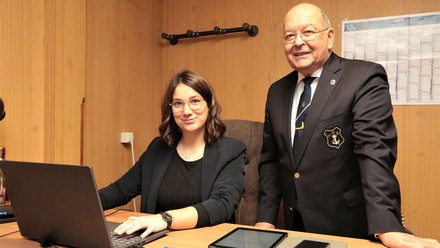 Michelle Batterham und Heinz Maurus