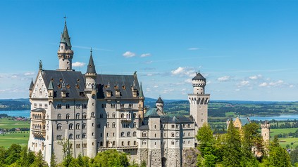 Das weltberühmte Schloss Neuschwanstein.