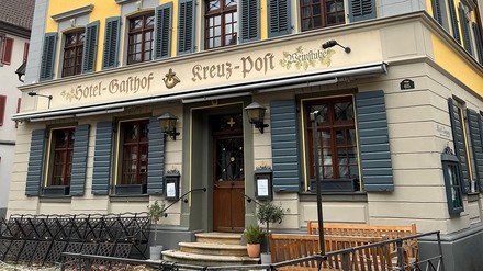 Hotel Kreuz-Post in der „Fauststadt“ Staufen