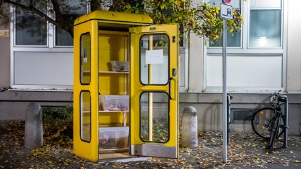 Foodsharing-Telefonzelle in Coburg