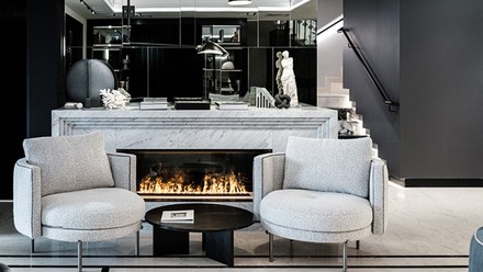 Lobbybereich im Hotel The Amauris Vienna