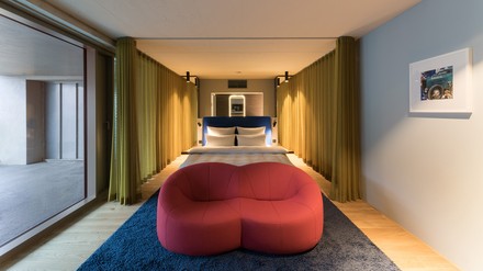 Zimmer im Düsseldorfer b’mine-Hotel