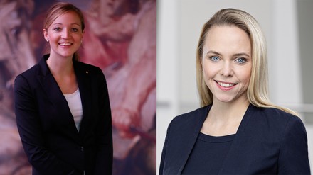 Christina Fernández Miron (links) und Natascha Löwe (rechts)