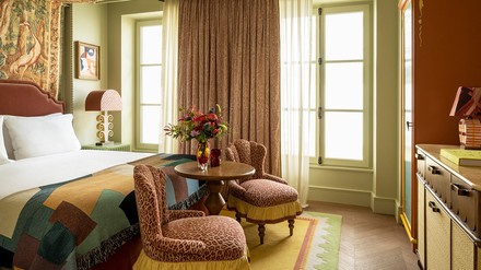 Ein Hotelzimmer im Hotel „Le Grand Mazarin“