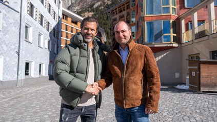 Andreas Caminada mit Raphael Krucker