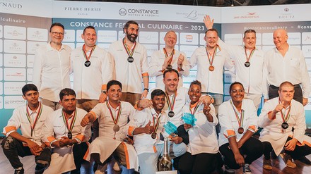 Siegerehrung bei dem  Constance Festival Culinaire.