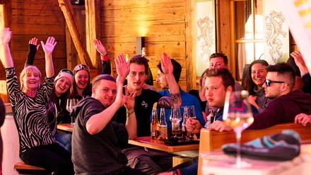 Ausgelassene Stimmung nach den Challenges. (Foto: © Christine Höflehner)