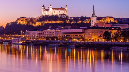 Bratislava bei Nacht