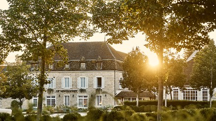 Como Le Montrachet bei Sonnenuntergang.