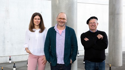 Guido Walter, Caroline Seibring und Tom Engelhardt.