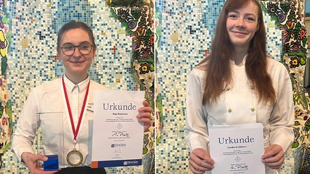 Maja Rutowska und Sandra Großmann