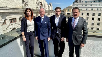 Daniela Righi, Karl J. Pojer, Marco Koch  und Alessandro Vadagnini