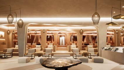 Ruheraum im Spa-Bereich