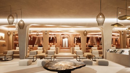 Ruheraum im Spa-Bereich