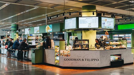 Goodman & Filippo  am Frankfurter Flughafen