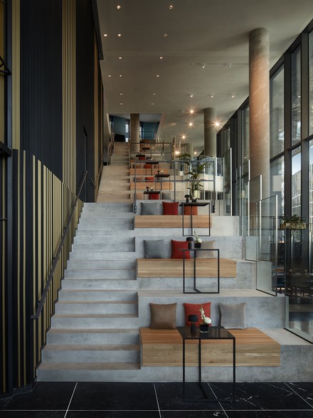 Treppe im NH Collection Frankfurt Spin Tower