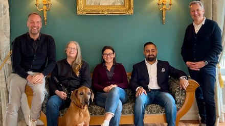 Sektboutique Solter: Matthias Tepel, Verena Solter, Susanne Ossendorf, Hezar Berzenji, Gisbert Kern