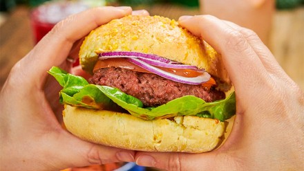 New-Meat-Burger von Redefine Meat