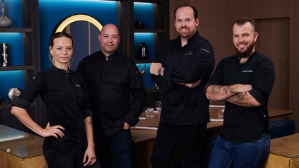 Jessica Zimmermann, Timo Steubing, Tristan Brandt und Logan Seibert