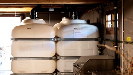 Die Tanks der Resteverwertungsanlage Meiko Green.