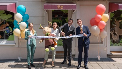 Marina Pfeiffer, Monika Potzy, Caspar Wesener und Markus Beus