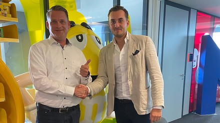 Ingo Heuer (Selecta Group) und Paul Steenbrugge (Mars).