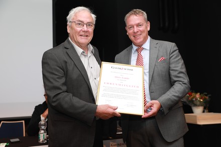 Alois Gmür wurde als Ehrenmitglied in den Verband aufgenommen.