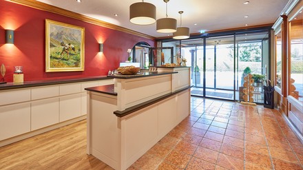 Eingangsbereich des Hotels Zugspitze