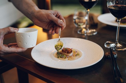 Gericht im The Chedi Andermatt