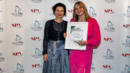 Strandhotel Ostseeblick im Seebad Heringsdorf auf Usedom räumt Publikumspreis SPA Star Award 2023 ab.