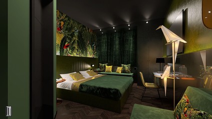 Zimmer im Rugs Hotel Augsburg City