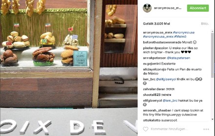 Instagram Beitrag von anonymouse, Mäuse-Bäckerei