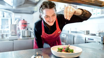 Küchenchefin Luisa Jordan